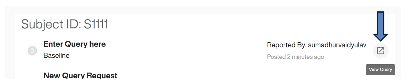 Navigate to Query Context